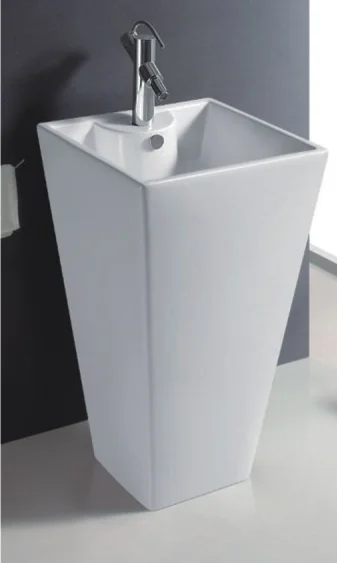 Раковина напольная GID Autonomo Nb145 47 см белая 81103 (детальная фотография), напольные, свободностоящие