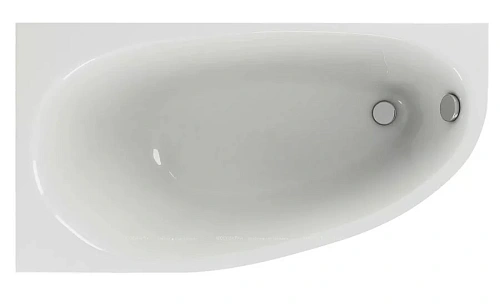 Ванна акриловая Акватек Дива 150x90 см левая - фото 1