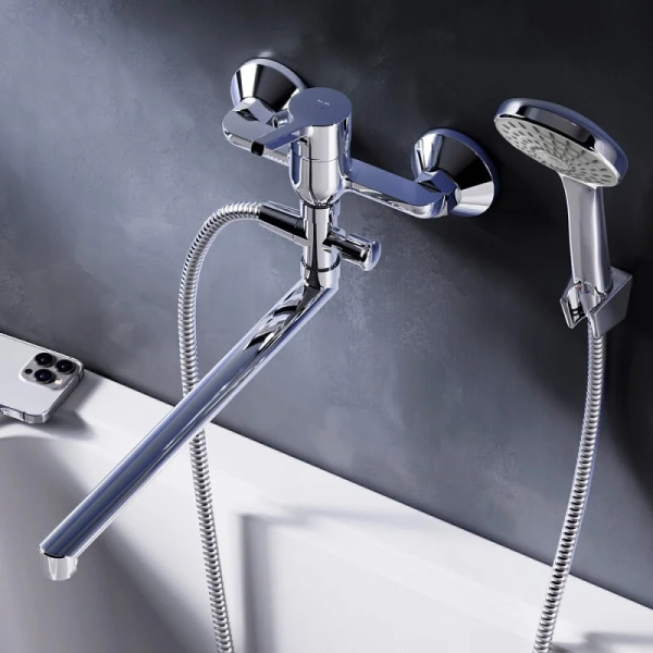 Смеситель для ванны Am.Pm X-Joy S хром F85B90100 (детальная фотография), хром