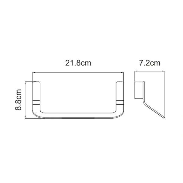 Полотенцедержатель WasserKRAFT Sauer глянцевое золото K-7960 (детальная фотография), современные, hi-tech