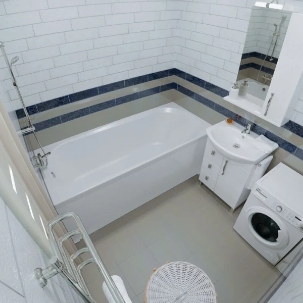 Ванна акриловая Triton OMP Дина Щ0000050444, 170 x 75 см, белая (детальная фотография), без гидромассажа, недорогие