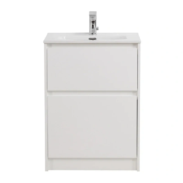 Тумба под раковину напольная BelBagno Kraft 50 см Bianco Opaco KRAFT39-500/390-2C-PIA-BO (детальная фотография)