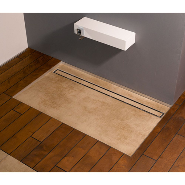 Решетка Tece TECEdrainlinе plate 100 см для плитки 601070 (детальная фотография), для монтажа в пол