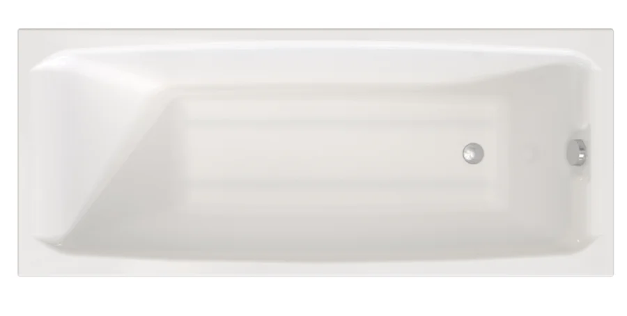 Акриловая ванна Радомир Веста 2-89-2-0-1-256Р, 170 х 70 см, фронтальный экран, каркас разборный, сифон, слив-перелив автомат в комплекте, белая (детальная фотография)