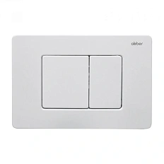 Клавиша смыва Abber белая матовая