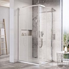 Душевой уголок Ravak Blix Slim BLSRV2 90х90 см блестящий транспарент