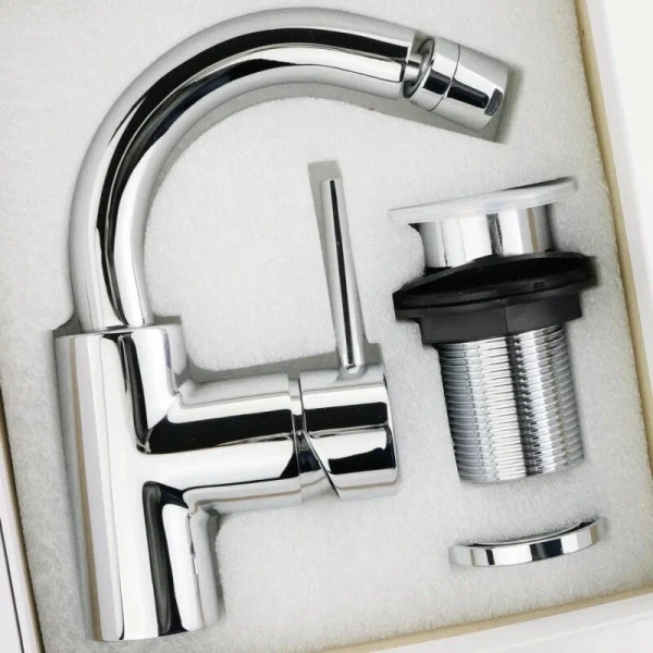 Смеситель для биде Migliore Fortis 3154 латунь (детальная фотография), с поворотным изливом