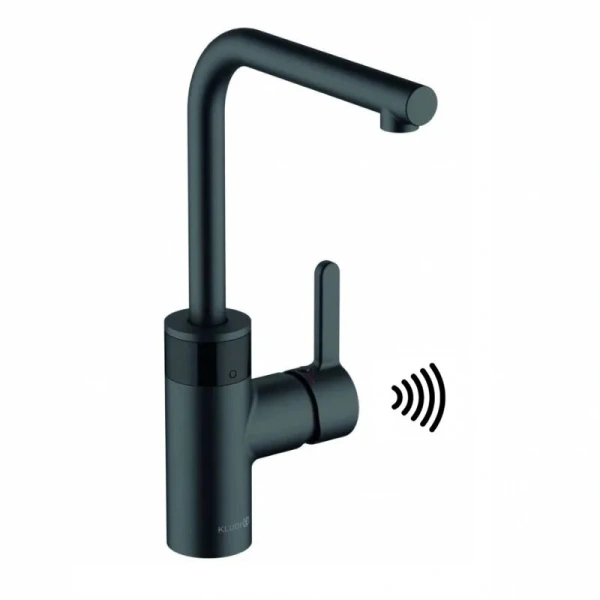 Смеситель для кухни Kludi E-GO черный матовый 422306675 (детальная фотография)