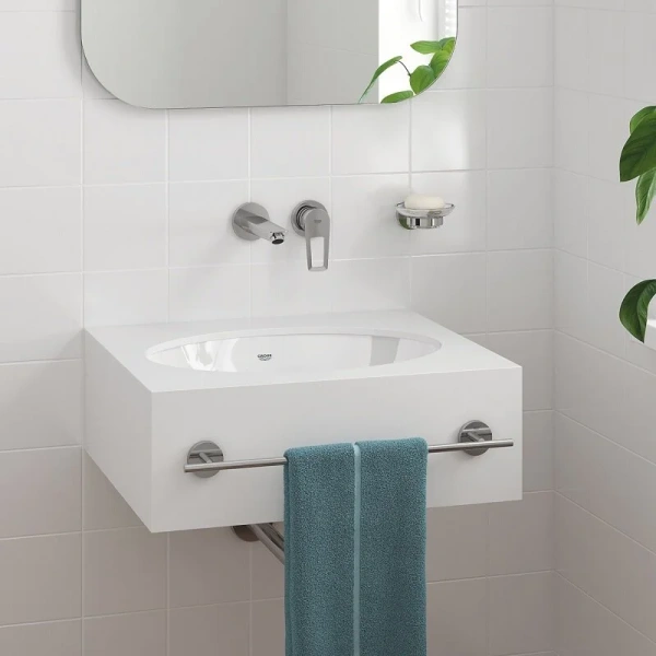 Смеситель для раковины Grohe BauLoop однорычажный 20289001 (детальная фотография), современные, hi-tech