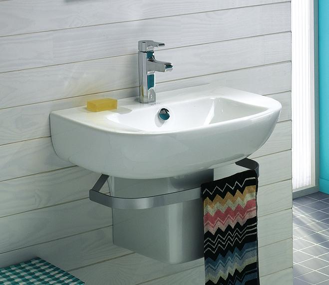 Раковина Jacob Delafon Odeon Up 67 см подвесная E4754C-00 (детальная фотография), подвесные, на полупьедестал, на пьедестал, пристенные