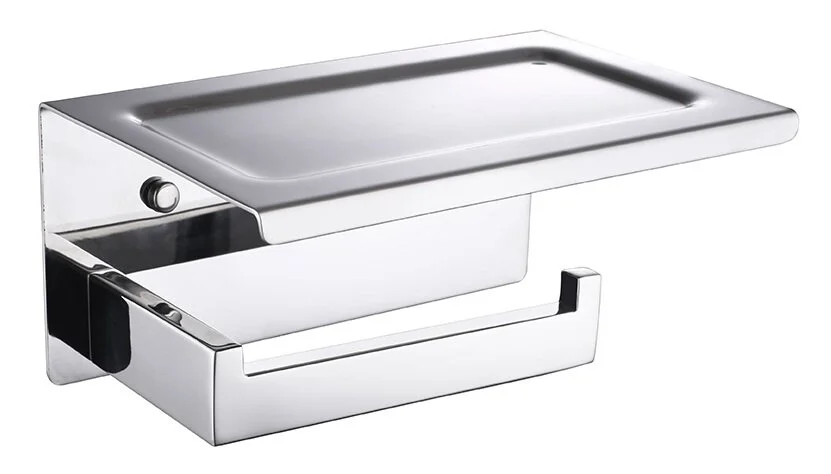 Бумагодержатель Boheme New Venturo 10311 с полкой для телефона (детальная фотография)