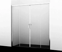 Душевая дверь WasserKRAFT Lippe 170 см профиль хром