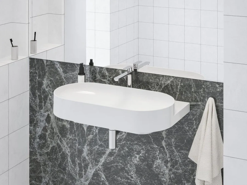 Смеситель для раковины Ravak Eleganta X07038 однорычажный (детальная фотография), современные, hi-tech