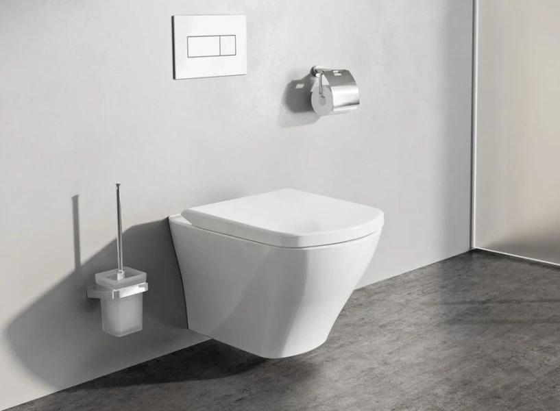 Унитаз подвесной Ravak Classic безободковый X01671 (детальная фотография), в наличии