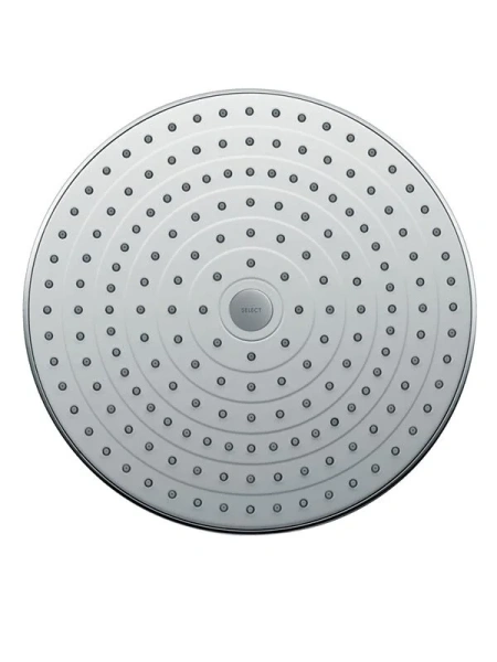 Верхний душ Hansgrohe Raindance Select белый/хром 27337400 (детальная фотография), верхние души