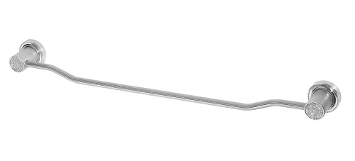 Полотенцедержатель Boheme Royal Cristal хром, прозрачные кристаллы - фото 1