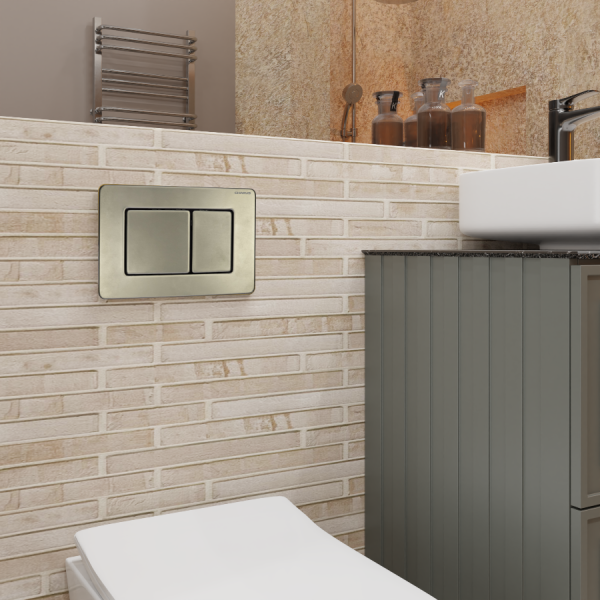 Клавиша смыва Charus Robusto оружейная сталь FP.310.GNM.05 (детальная фотография), в наличии