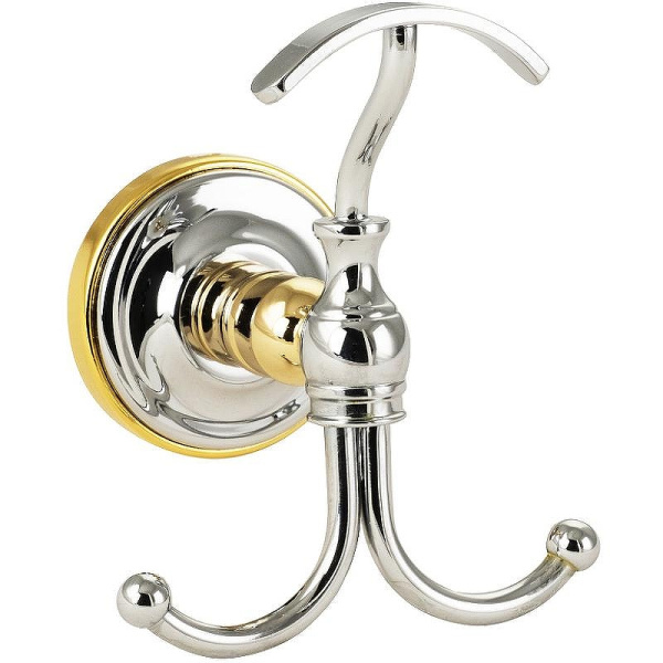 Крючок для ванной Migliore Mirella хром/золото 17283 (детальная фотография)