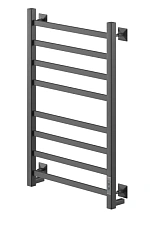 Полотенцесушитель электрический Ника Step 80х40 см черный матовый