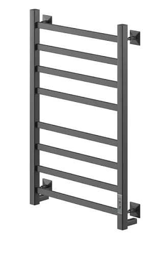 Полотенцесушитель электрический Ника Step 80х40 см черный матовый - фото 2
