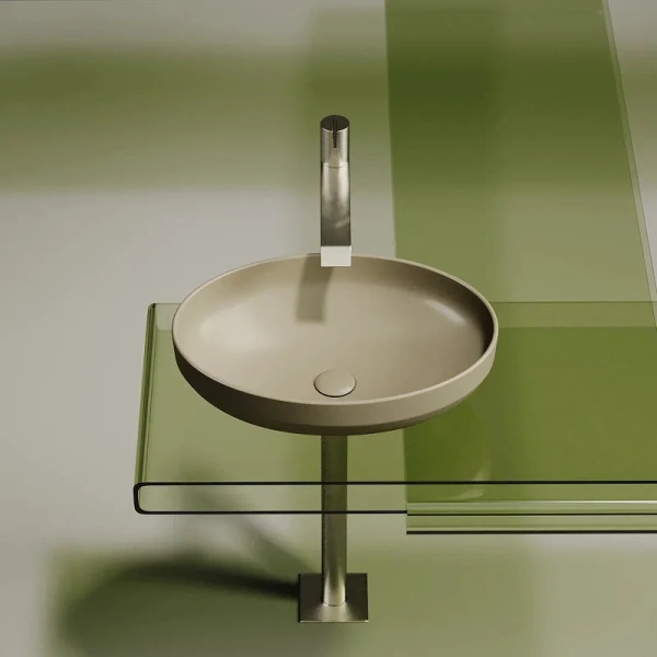 Раковина Ceramica Nova Element 50 см капучино CN6056MC (детальная фотография), накладные (на столешницу)