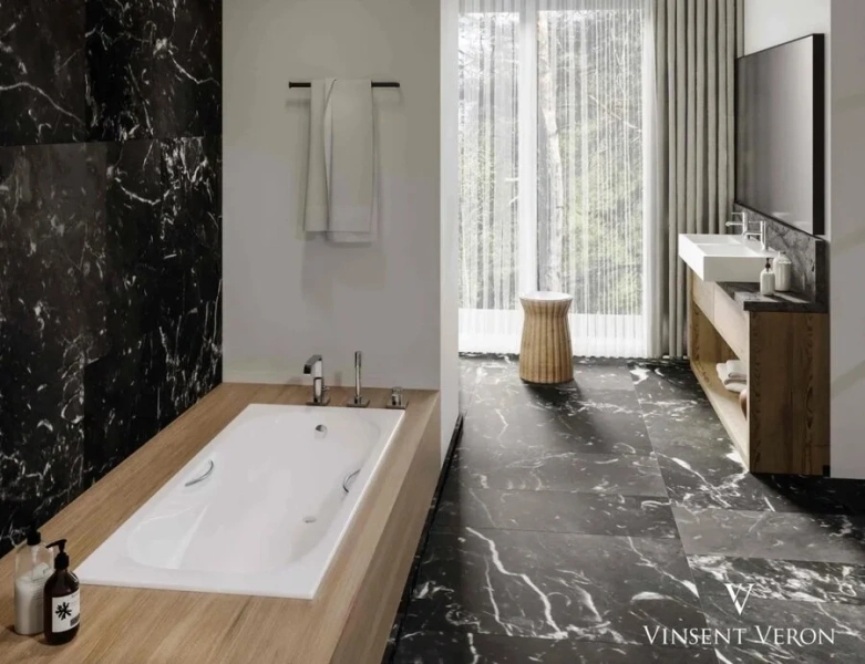 Чугунная ванна Vinsent Veron Aura VAU1707042, 170 x 70 см, цвет белый (детальная фотография), 170х70