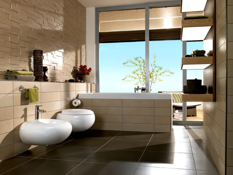 Ванна квариловая Villeroy & Boch Squaro 170х75 см с ножками UBQ170SQR2V-01 (детальная фотография), без гидромассажа, большие, двухместные