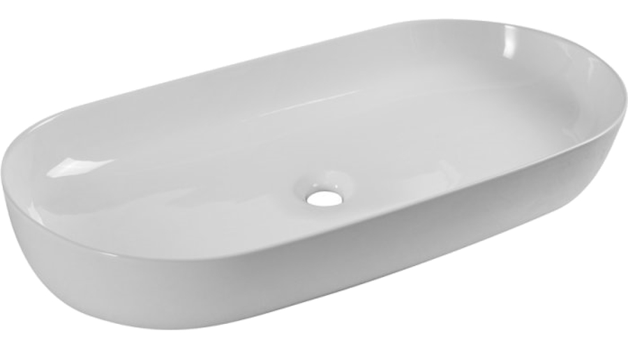 Раковина BelBagno 81 см накладная BB1349 (детальная фотография), современные, hi-tech