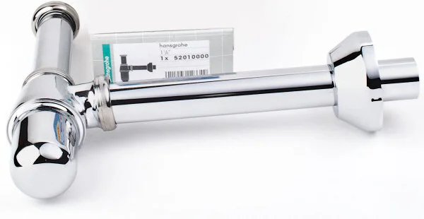 Сифон для раковины Hansgrohe хром 52010000 (детальная фотография), в наличии