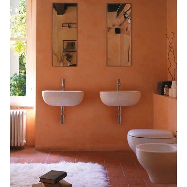 Раковина Globo Grace GR060 (детальная фотография), белые