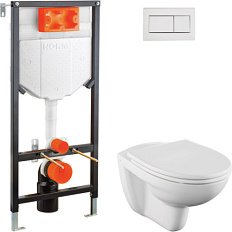 Унитаз с инсталляцией VitrA Norm Fit с сиденьем микролифт