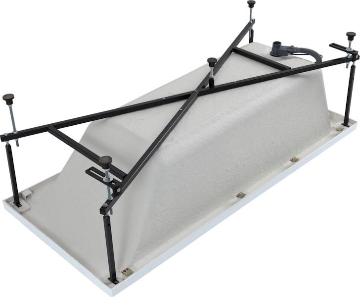 Ванна акриловая Aquanet Bright 175x75 см с каркасом 216660 (детальная фотография), современныe, hi-tech