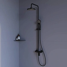Душевая стойка RGW Shower Panels SP-26B черная