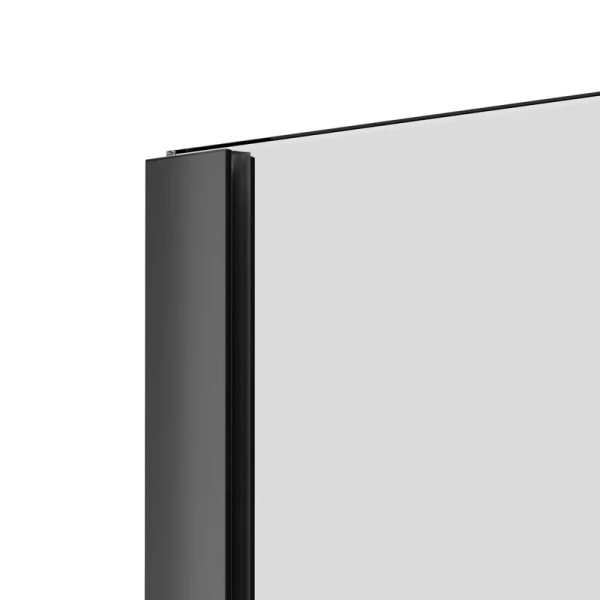 Душевая перегородка Berges Sky Black 120 см прозрачное стекло, профиль черный 064006 (детальная фотография), 120 см