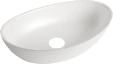 Раковина Salini Noemi 56 см накладная, белый матовый