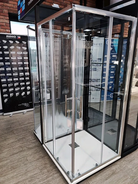 Душевой уголок RGW Passage PA-31 90x90 см квадратный, профиль хром 02083199-11 (детальная фотография), современные, hi-tech