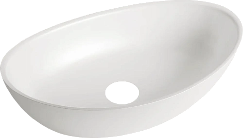 Раковина Salini Noemi 56 см накладная, белый матовый - фото 2