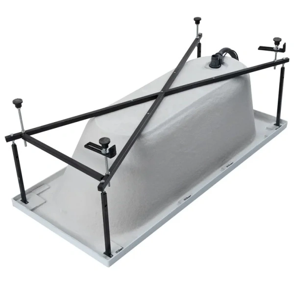 Акриловая ванна Aquanet Lotos 00330873, 165 x 70 см, с каркасом, цвет белый (детальная фотография), 165х70