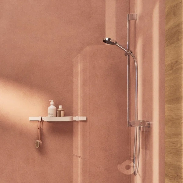 Смеситель для душа Hansgrohe Tecturis S хром 73622000 (детальная фотография), округлая форма
