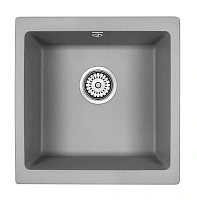 Мойка для кухни Paulmark Brilon 45 см серый металлик