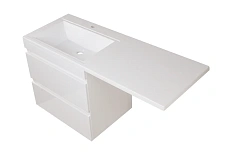 Тумба с раковиной подвесная Style Line Даллас СС-00000600 130 см с ящиками