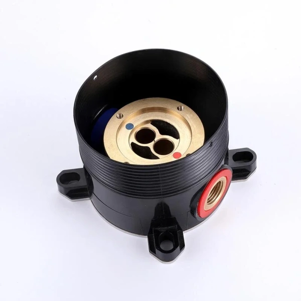 Смеситель для ванны Abber Wasser Kreis золото матовое AF8115G (детальная фотография), из латуни, округлая форма, с душевой лейкой