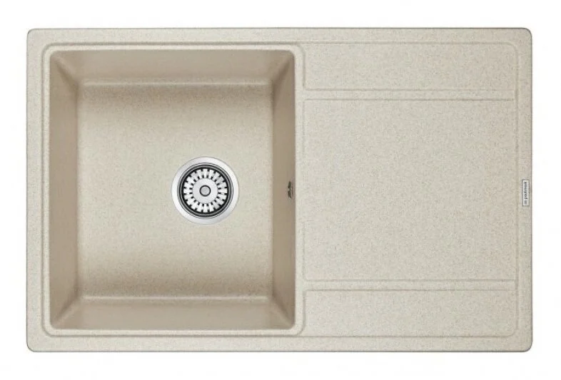 Мойка для кухни Paulmark Flugen 78 см бежевая PM217850-BE (детальная фотография)