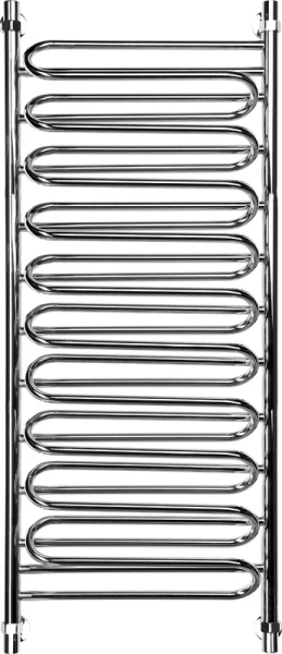 Полотенцесушитель водяной Ника Curve 120x40 см хром ЛЗ Г 120/40 (детальная фотография)