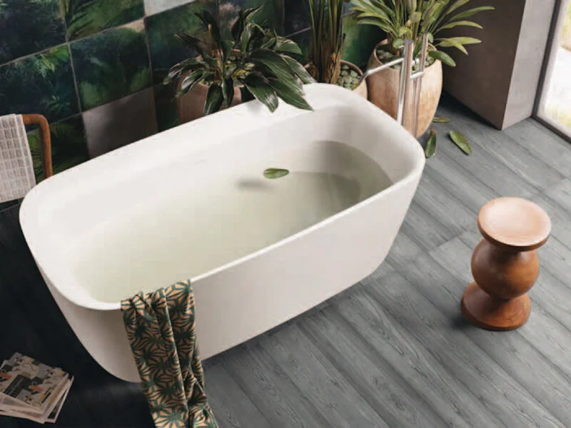 Ванна акриловая Hatria BT_03 170 х 78 см, белый матовый, Y8AH25 (детальная фотография), 170х80