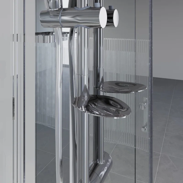 Душевая кабина Niagara Ultra 90x90 см с высоким поддоном 7080164 (детальная фотография), 90х90