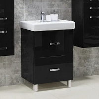 Тумба под раковину напольная Акватон Америна 60Н 56 см черная