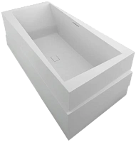 Ванна из литьевого мрамора Jacob Delafon Askew 1801K-00 185 x 90 см
