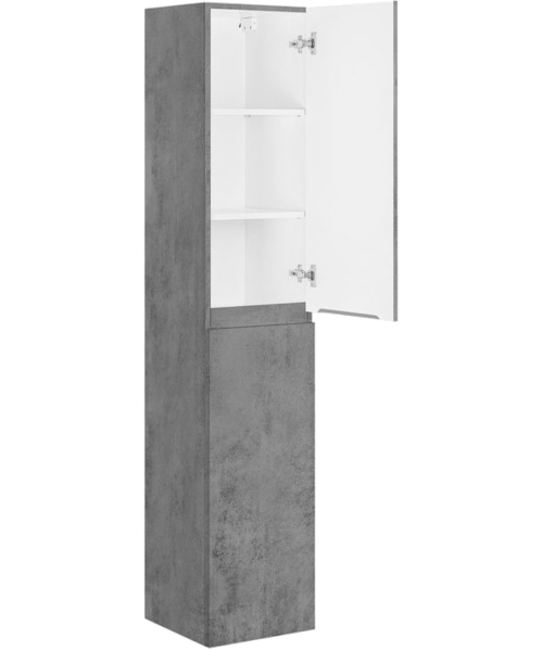 Шкаф-пенал подвесной Vincea Fine 35 см Beton VSC-2NF170BT (детальная фотография), 35 см
