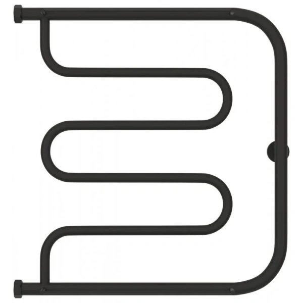 Полотенцесушитель водяной Сунержа Лира+ 60x60 см тёмный титан муар 15-4012-6060 (детальная фотография), черный